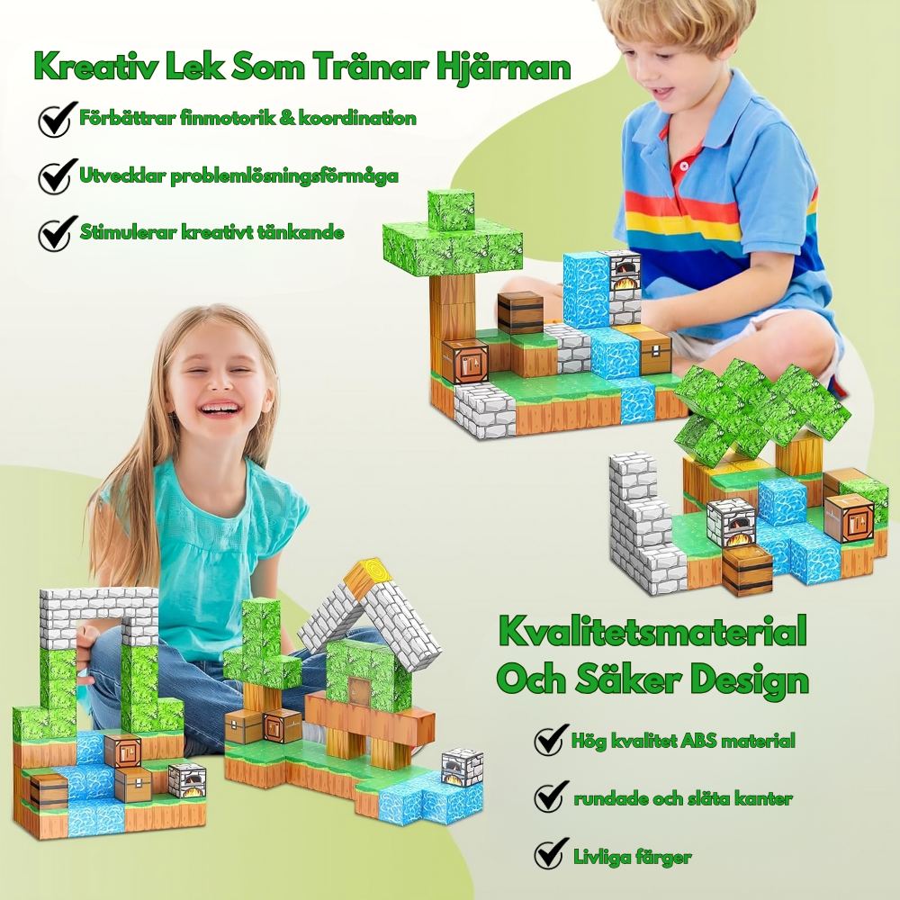 PixelBricks – Magnetisches Konstruktionsspiel für kreative Kinder