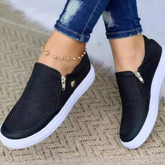 Bertha Reißverschluss-Orthopädische Damenschuhe