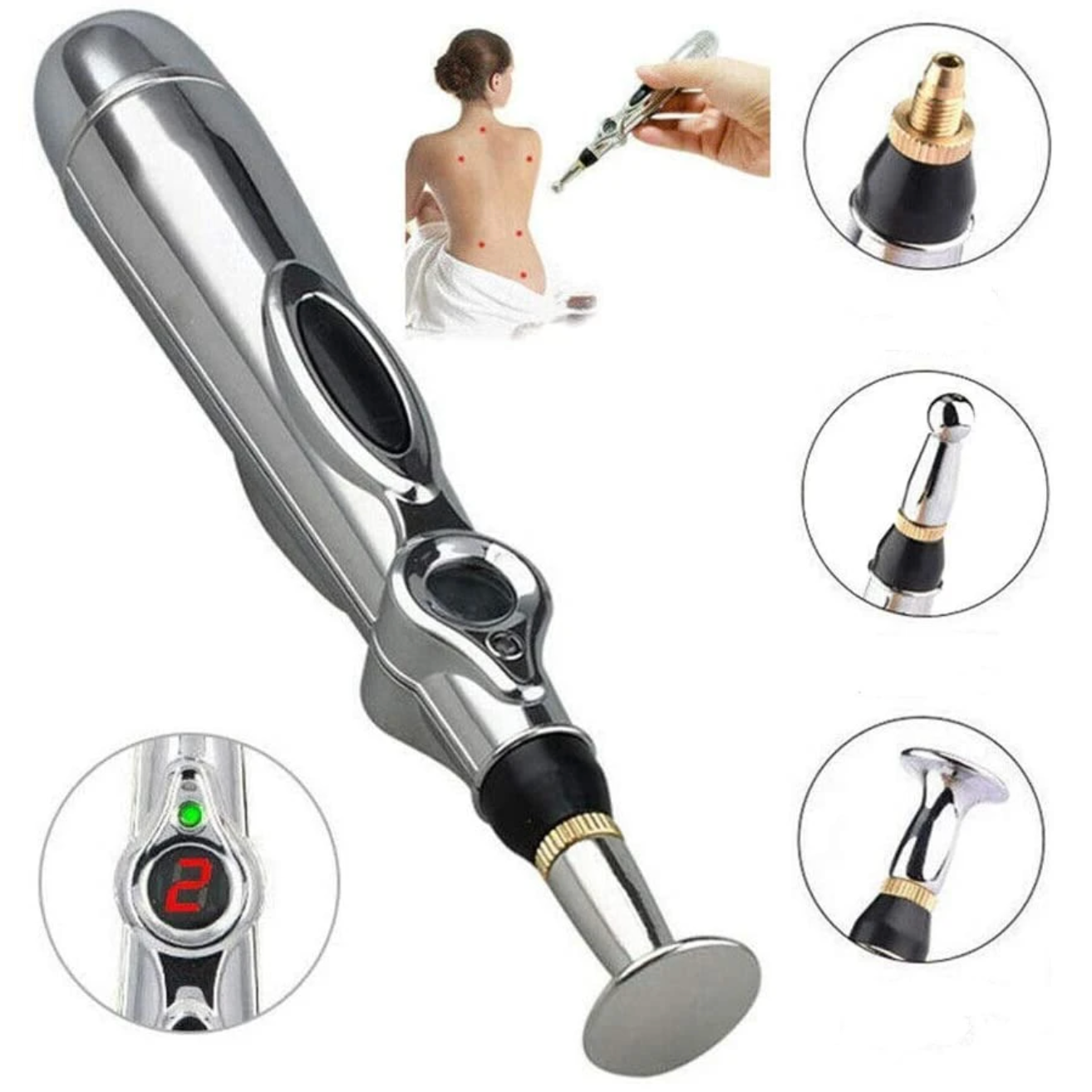 FysioPro Akupunktur Pen | Elektronische Schmerzlinderung ohne Nadeln