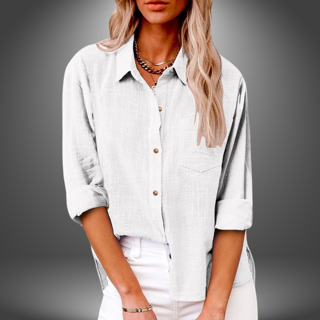 Premium Leinenbluse
