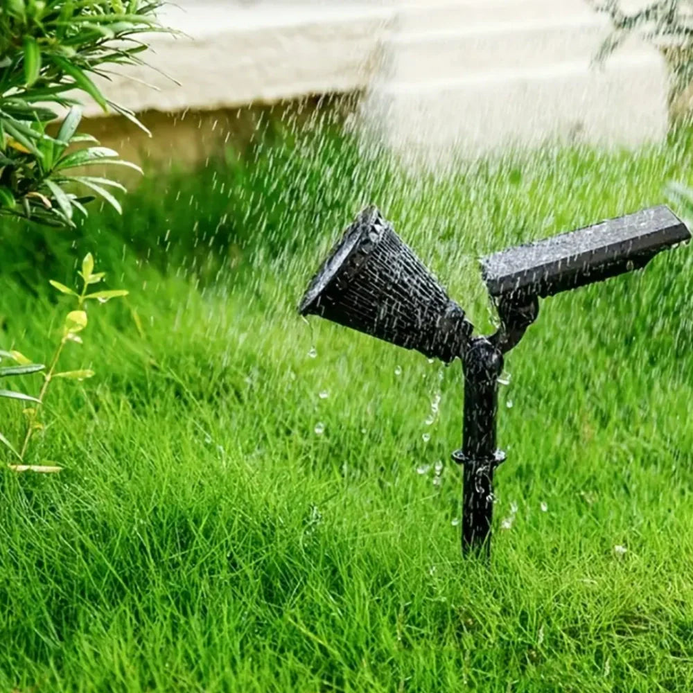 Solarbetriebene Gartenstrahler