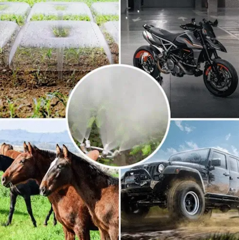 Multifunktionaler ringförmiger Hochdruckvernebelungs-Sprayer aus Edelstahl