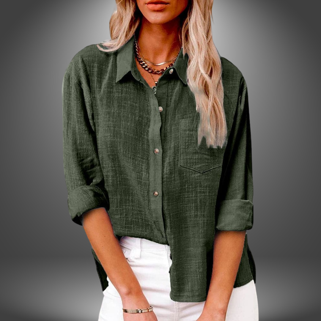 Premium Leinenbluse