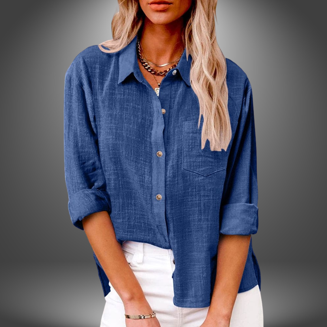 Premium Leinenbluse
