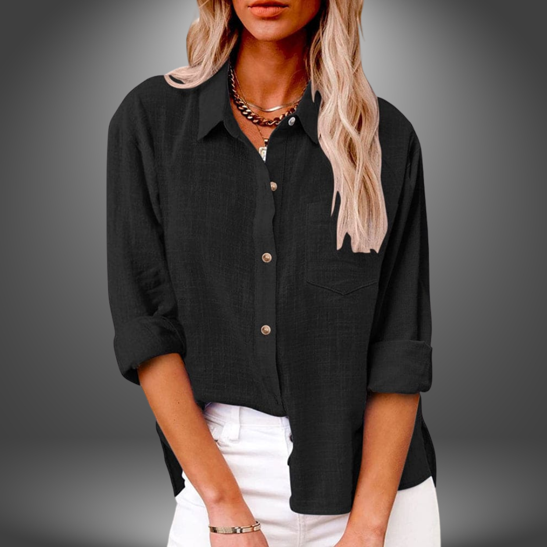 Premium Leinenbluse