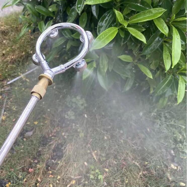 Multifunktionaler ringförmiger Hochdruckvernebelungs-Sprayer aus Edelstahl
