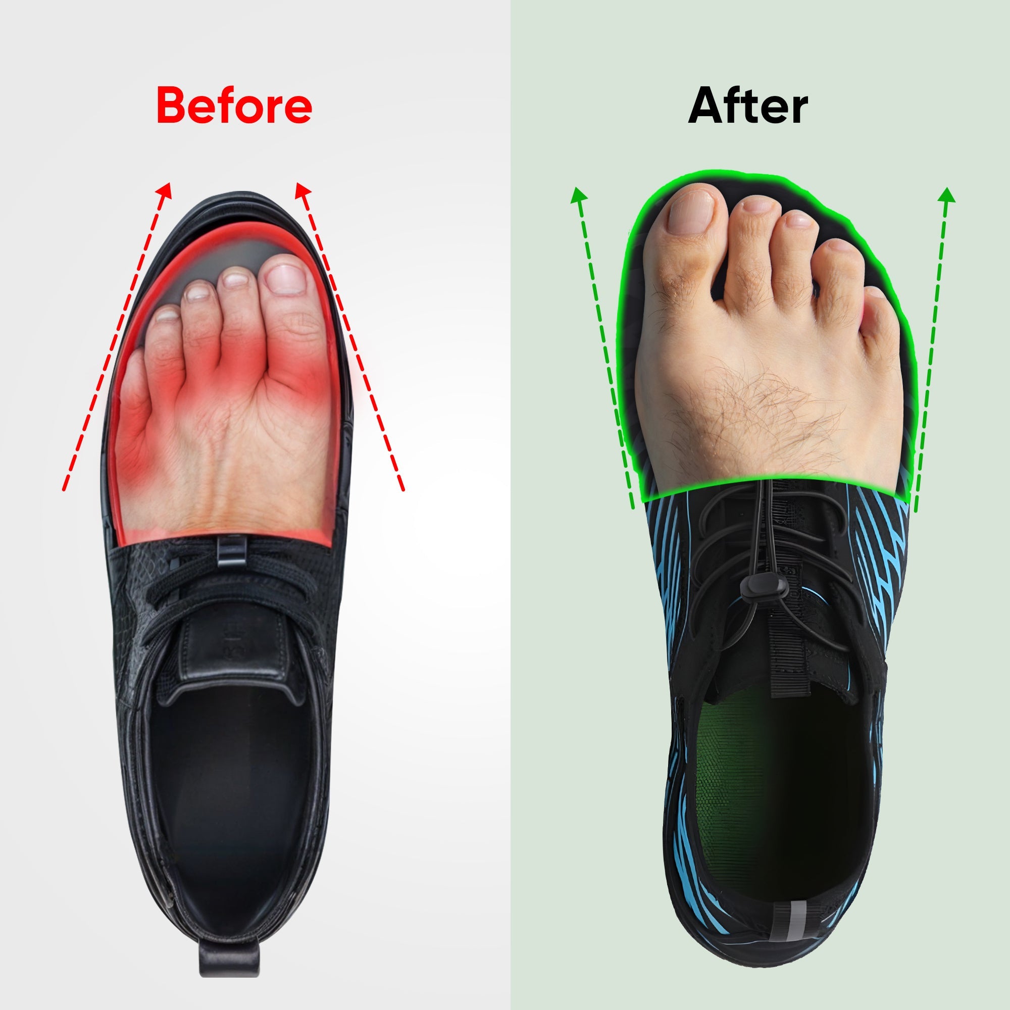 Rutschfeste Barfußschuhe für gesunde Füße (Unisex) + KOSTENLOSER Schuhreinigungsbürste