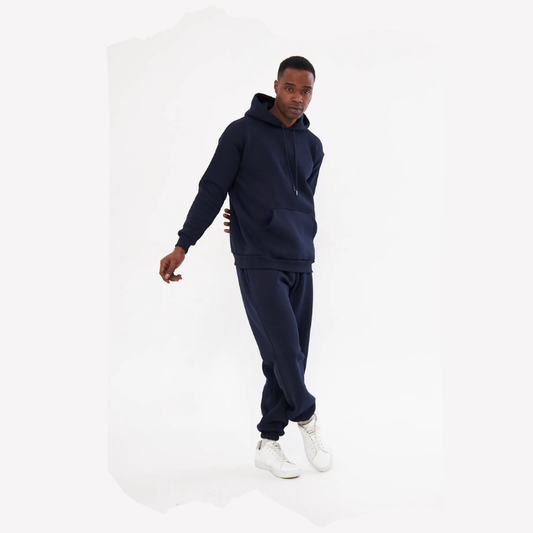 Basic Herren-Kapuzenpulli & Hose Set
