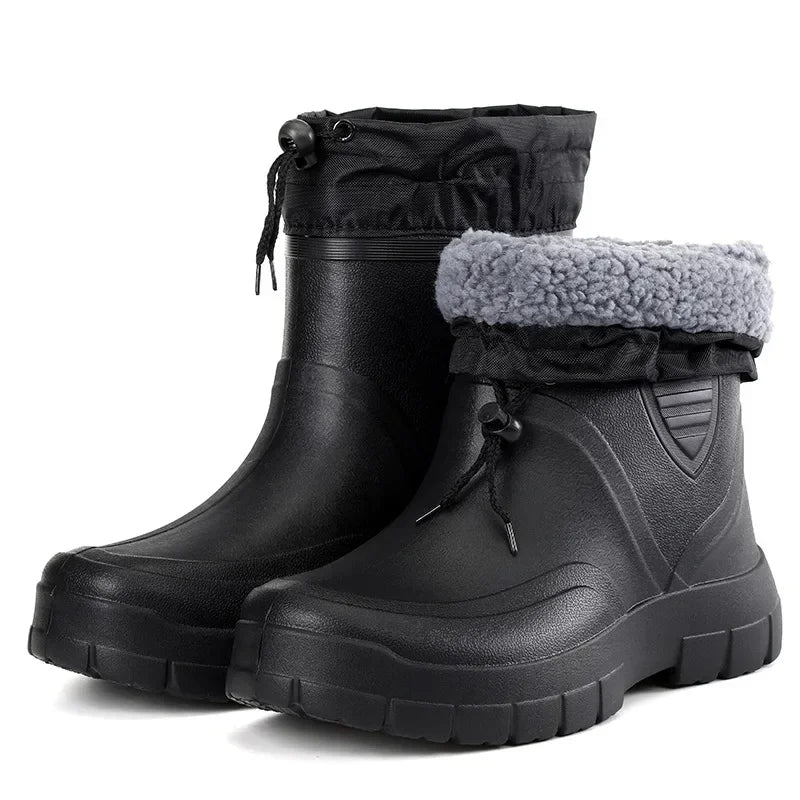 StormGuard™ – Winter Winddichte Baumwollregenstiefel