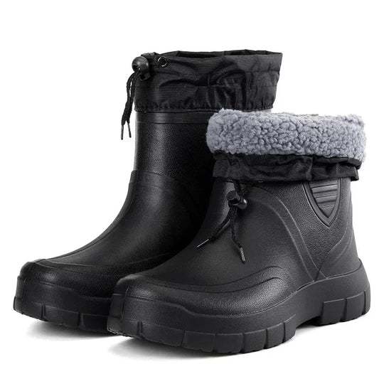 Winter Winddichte Baumwollregenstiefel