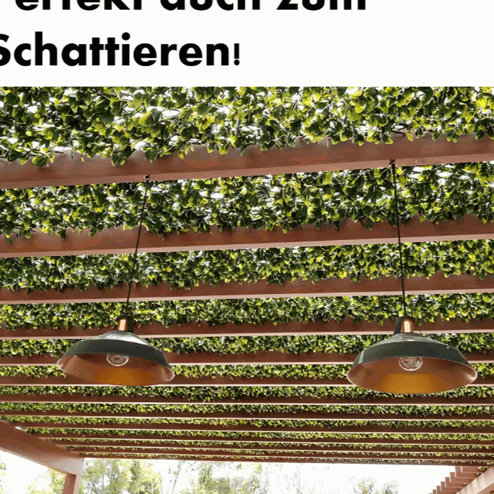 Gardenscape™ | Künstliche Klinge Faux Efeu Sichtschutzzaun