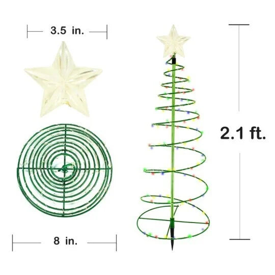 1+1 GRATIS | ChristmasBaum™ - Solar LED Metall Weihnachtsbaum mit Lichterkette