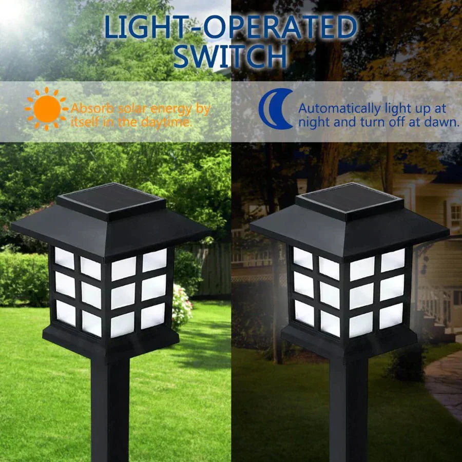 2+2 GRATIS | LuminaQuad™ - Solar LED Gartenlampe [Letzter Tag Rabatt]