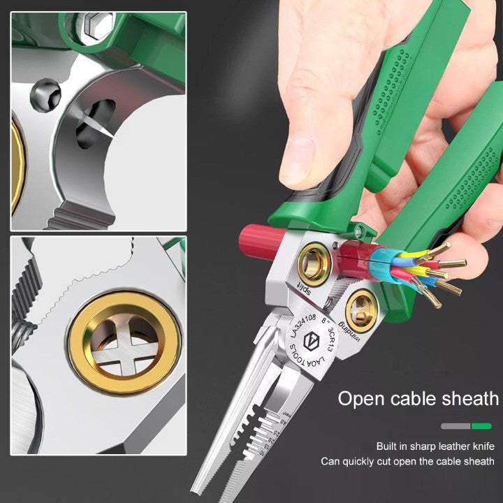 Multi-Tool Abisolierzange 8in1 Elektriker