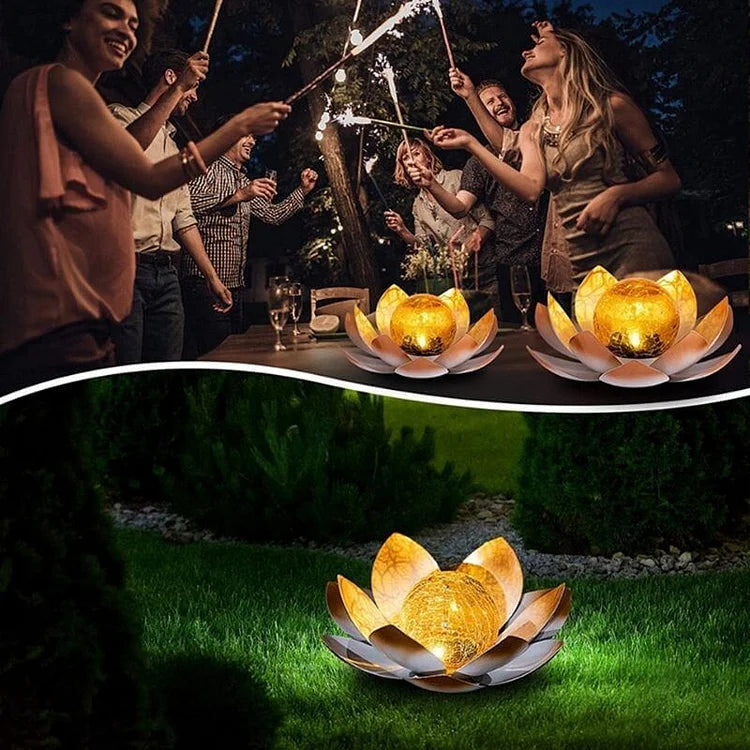 KAUFEN SIE 1 GET 1 GRATIS (2PCS) | LotusGlow™ - Solarbetriebene Lotus-Leuchte |