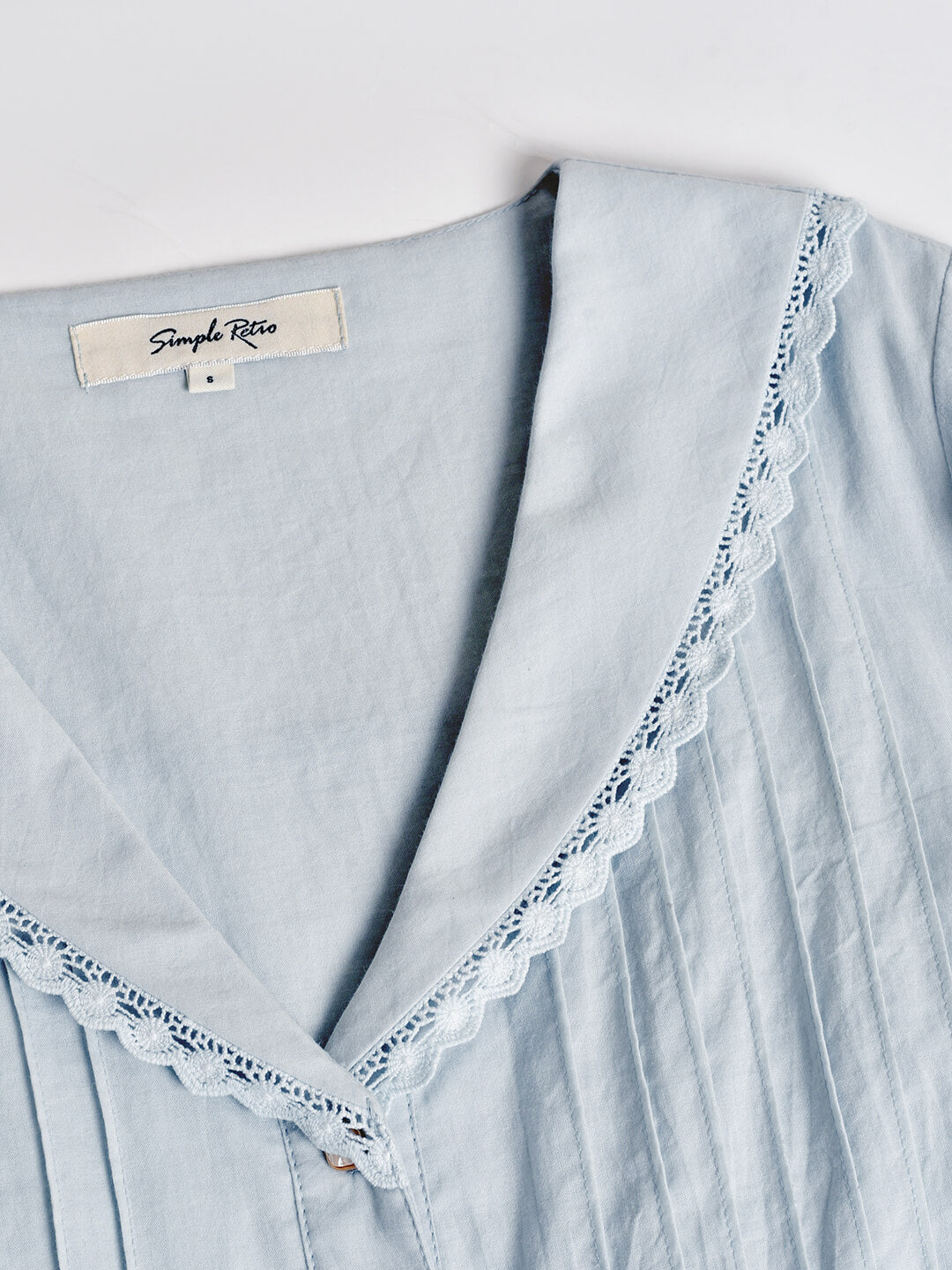 Fiona 100% Baumwolle Denim Blau Midi Kleid