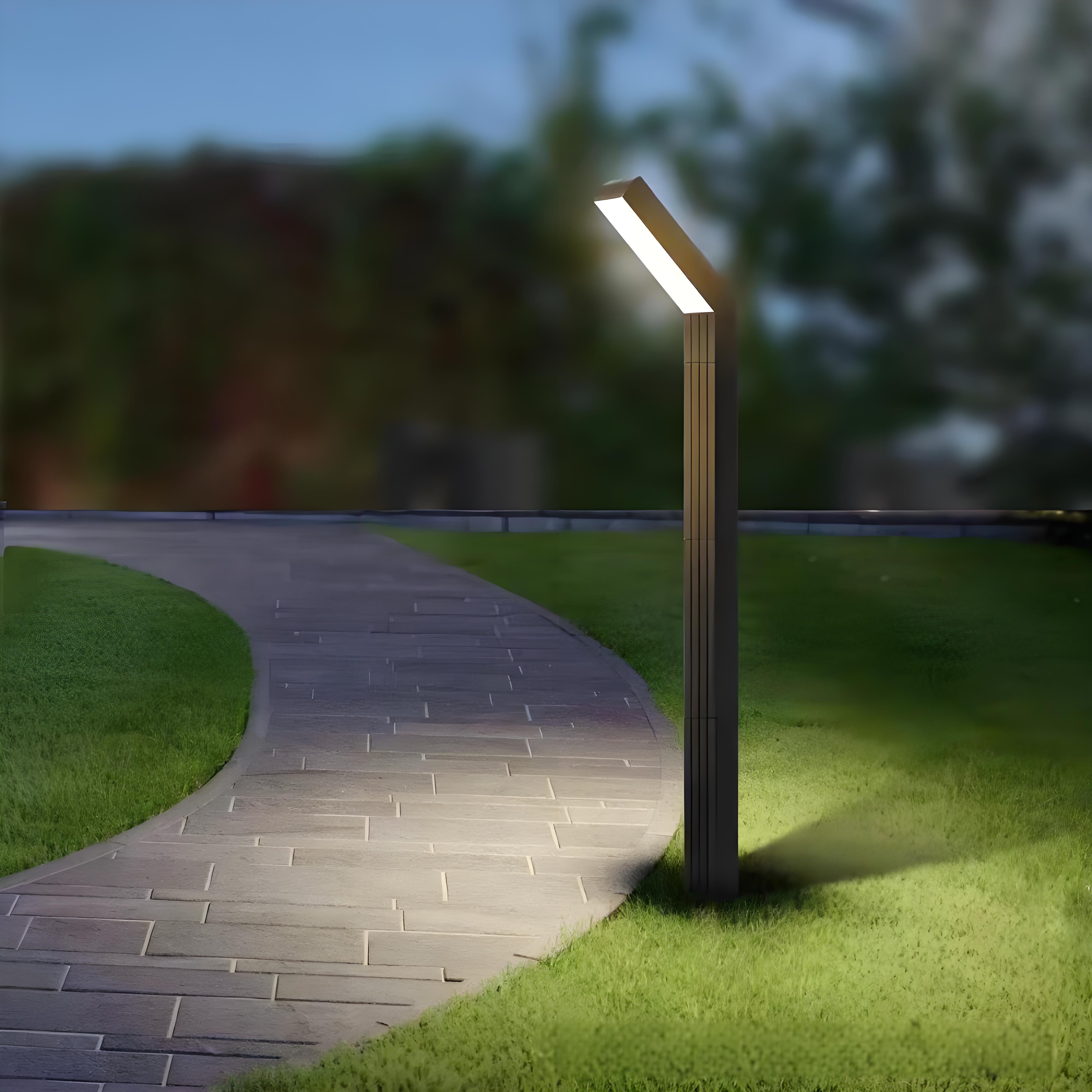 T-förmige LED-Solar-Gartenlichter - Wasserdichte Außen-Landschaftslichter für Garten- und Terrassendekoration