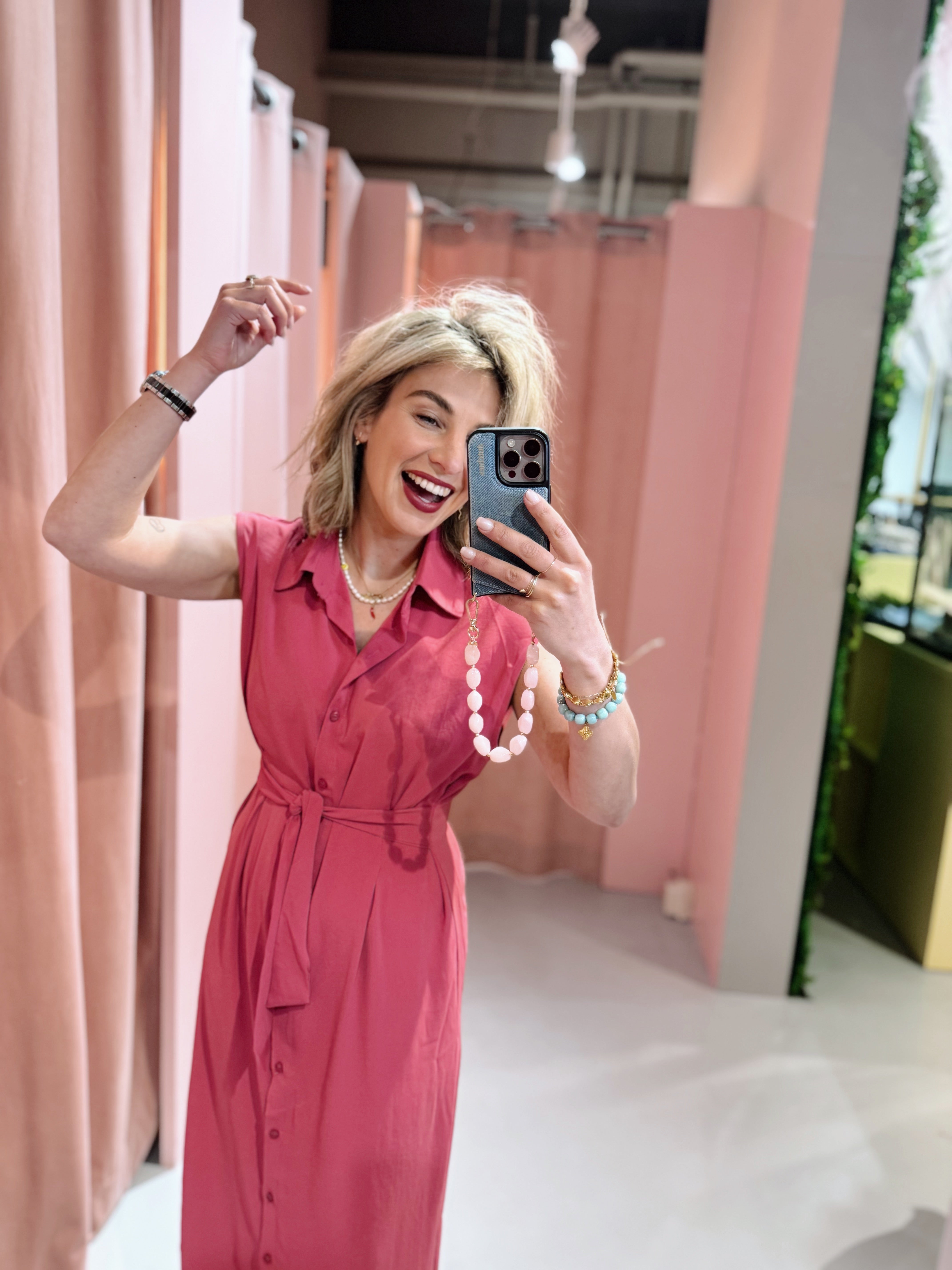 Wiesen Kleid - Rosa