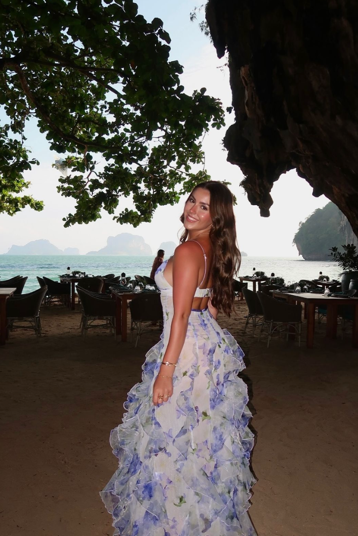 Maisie | Florales Maxikleid