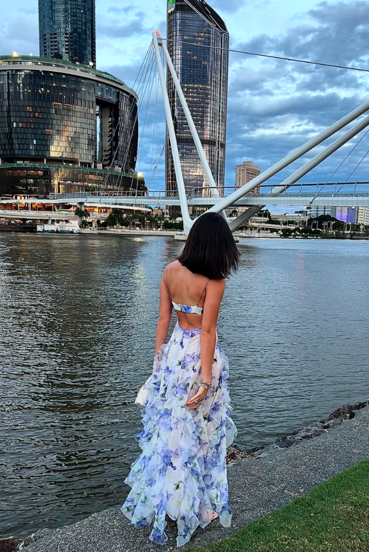 Maisie | Florales Maxikleid