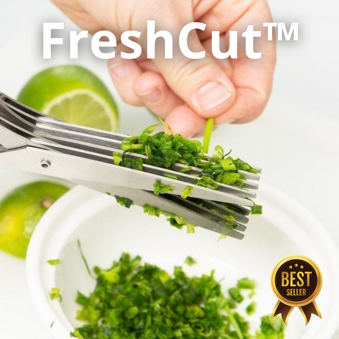 1+1 GRATIS | FreshCut™ - 5 Klingen Küche Salatschere [Letzter Tag Rabatt]