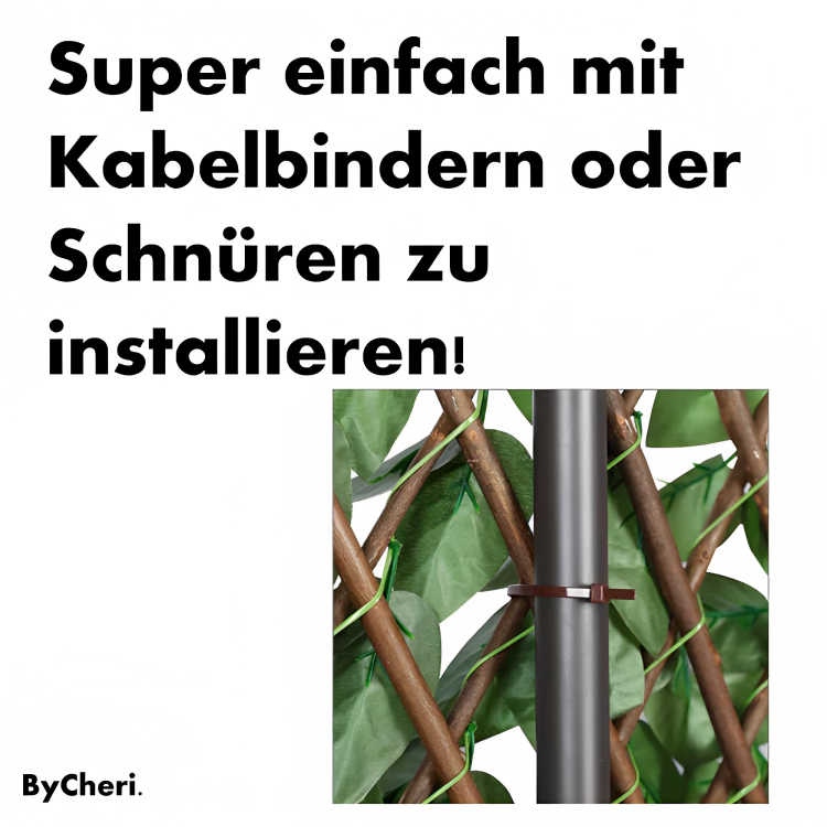 Gardenscape™ | Künstliche Klinge Faux Efeu Sichtschutzzaun