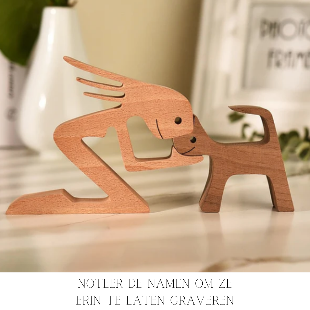 Pawsitively™ | Natürliche Holztier-Figur