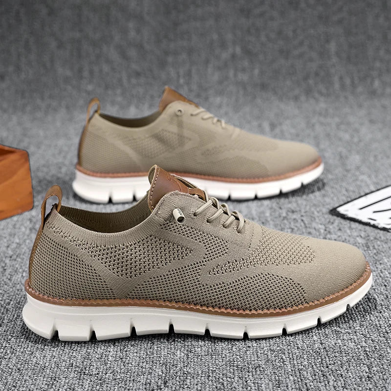 Lifestyle Freizeit Sneakers Beige