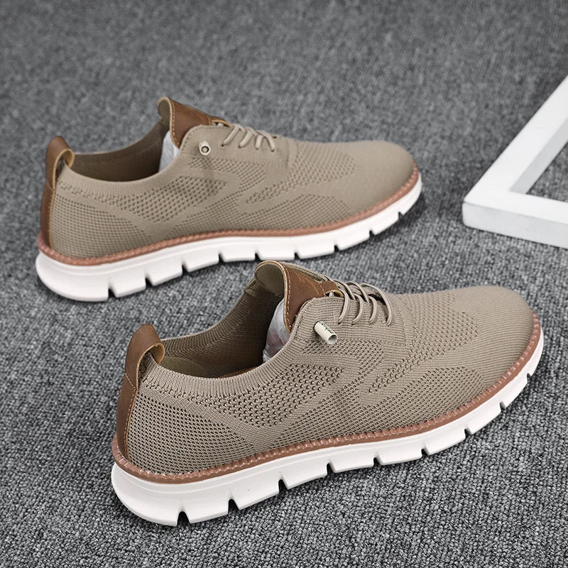 Lifestyle Freizeit Sneakers Beige
