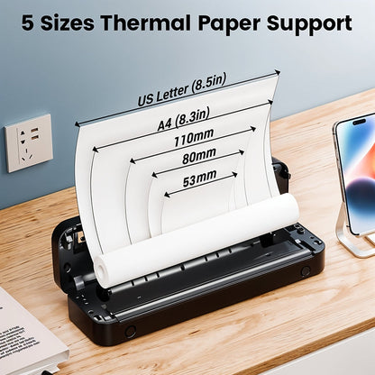 Kompakter, kabelloser Thermodrucker – Drucken ohne Tinte