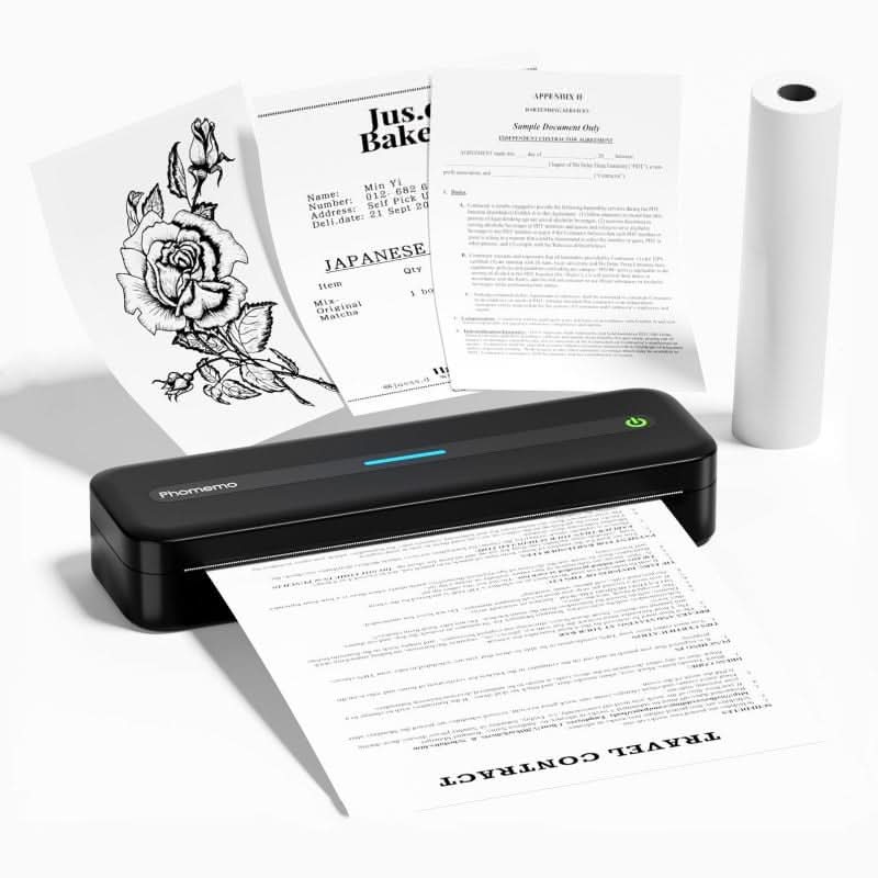 Kompakter, kabelloser Thermodrucker – Drucken ohne Tinte