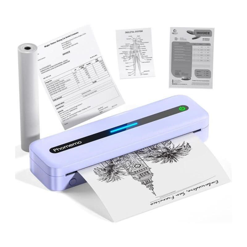 Kompakter, kabelloser Thermodrucker – Drucken ohne Tinte