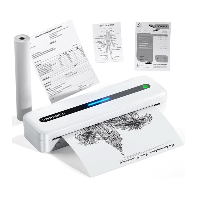 Kompakter, kabelloser Thermodrucker – Drucken ohne Tinte