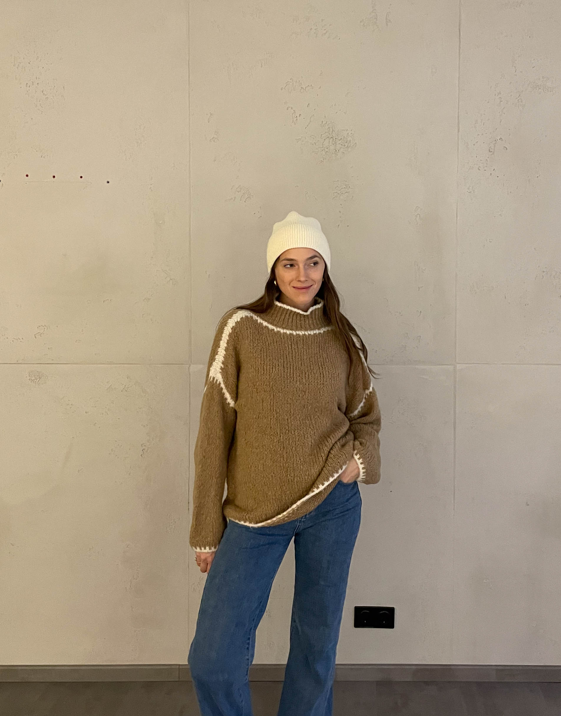 Veronika™ - Pullover mit Kontrastnähten