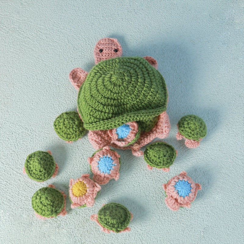 50% RABATT | Mazytee™ Handgemachtes Schildkröten Memory Spiel - 24 kleine Schildkröten inklusive