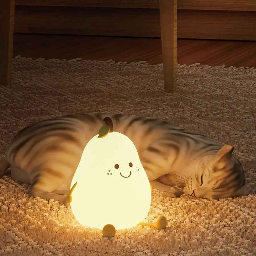 Wiederaufladbare Silikon-Nachtlampe für Kinder