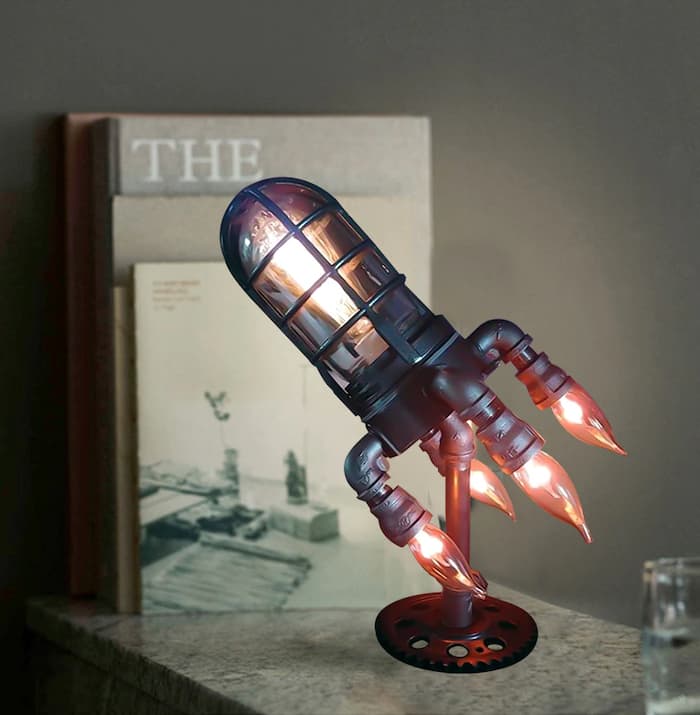 RocketLamp™ - Lampe mit Retro-Sternenchip