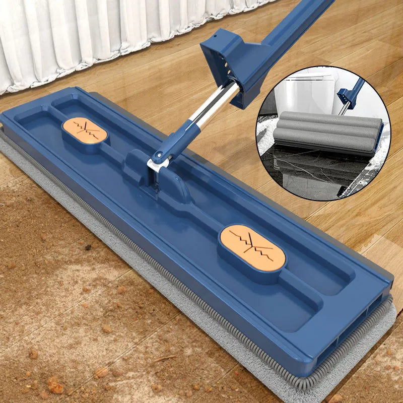Self-standing Slide microfibre floor mop
