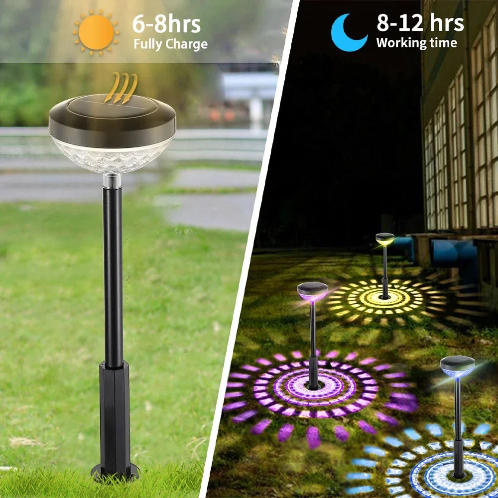 Garten Außen Solar LED Rasenlichter