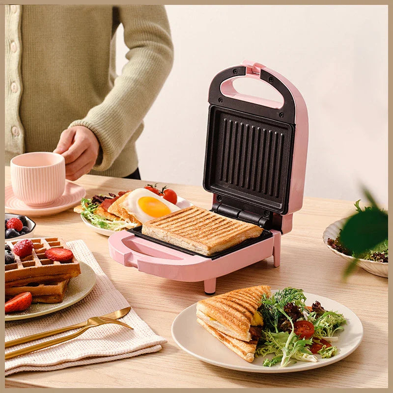 Tragbarer antihaftbeschichteter elektrischer Sandwich- und Waffelmaker