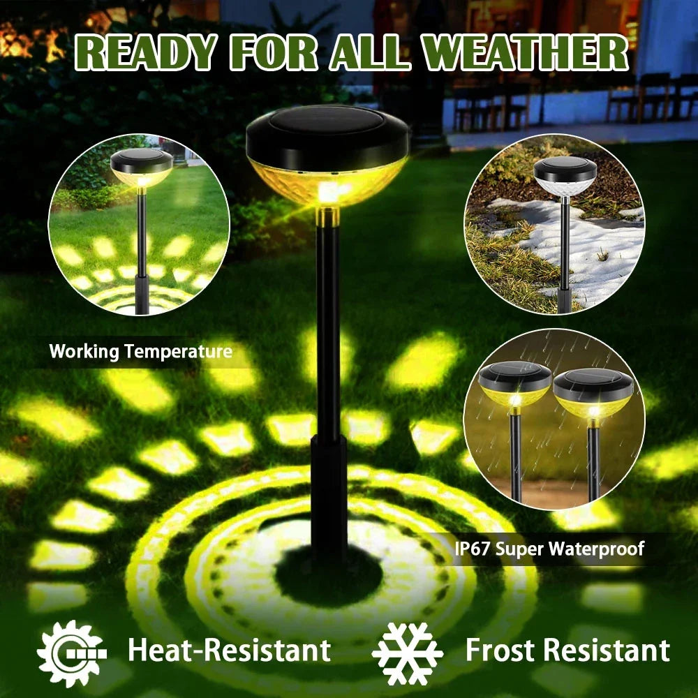 Garten Außen Solar LED Rasenlichter