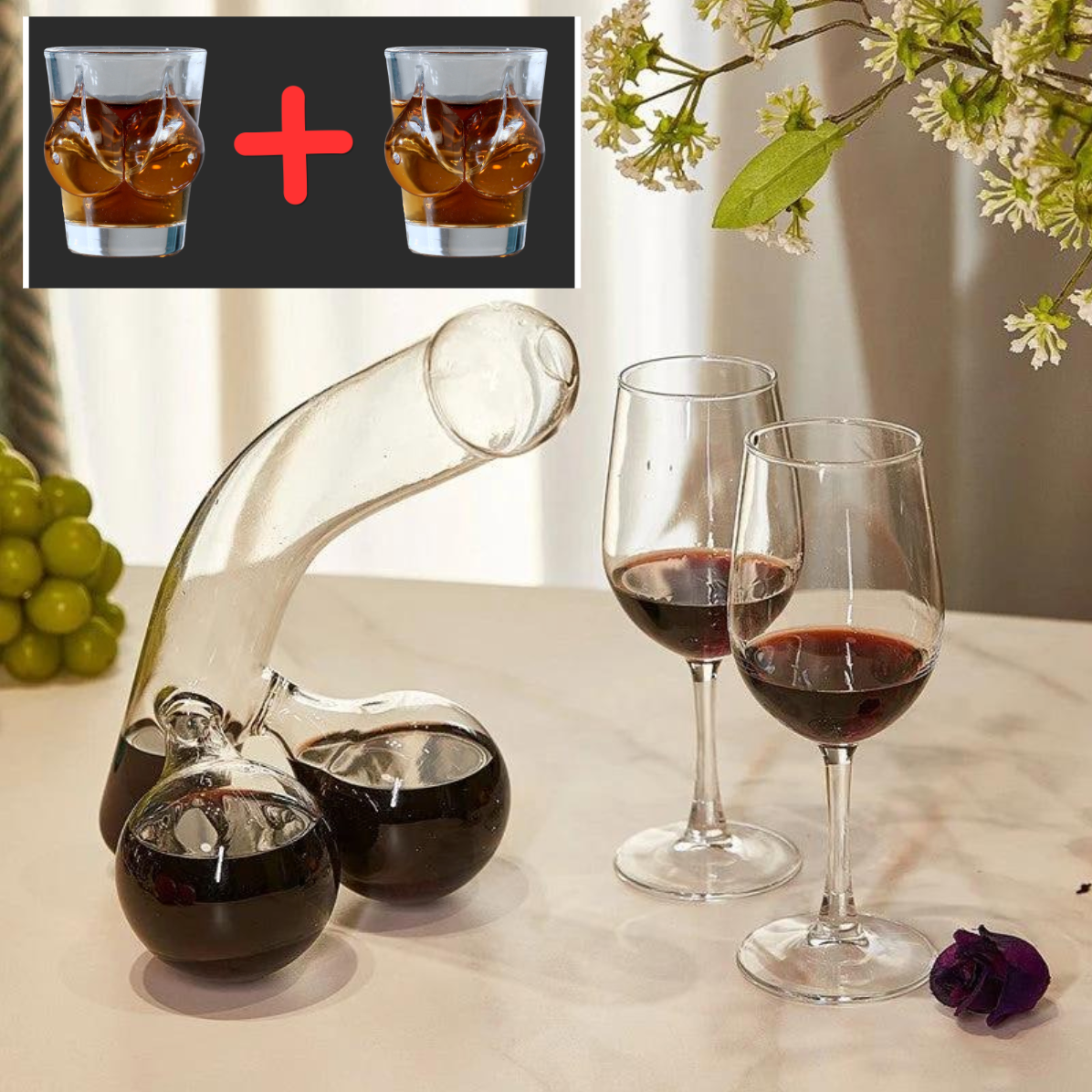 Wine Decanter™ | Einzigartiger Dekanter für Wein oder Whisky