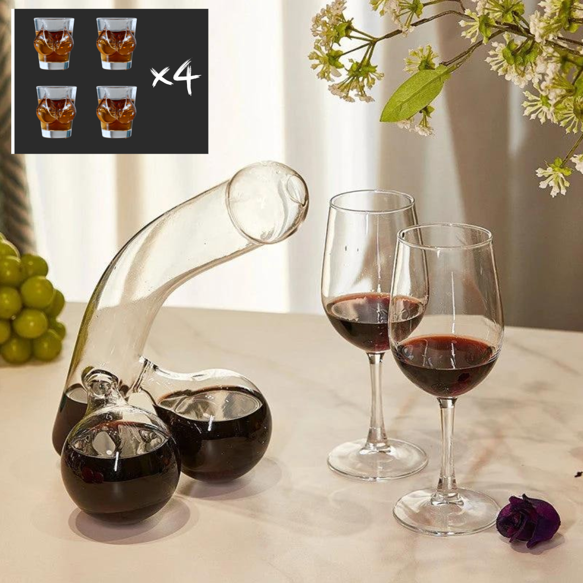 Wine Decanter™ | Einzigartiger Dekanter für Wein oder Whisky