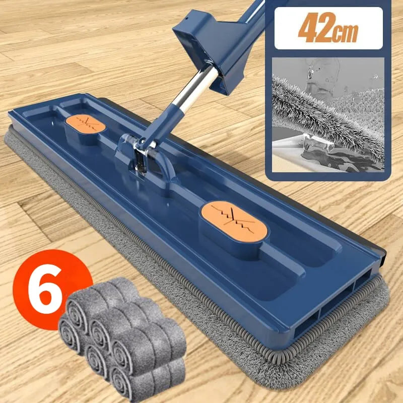 Self-standing Slide microfibre floor mop