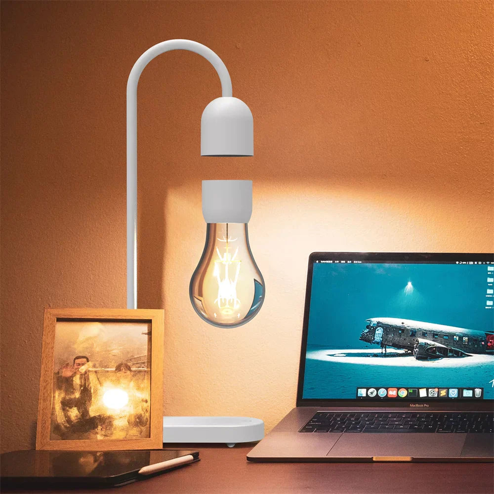 MagicBulb™ - Levitierende Tischlampe mit kabellosem Ladegerät