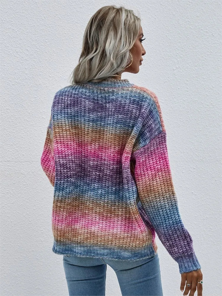 Winfrieda™ - Bunter Strickpullover