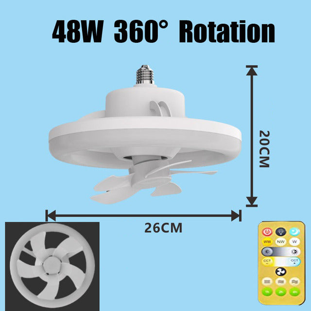 LED Light Ceiling Fan™ - Reindrehen und fertig!