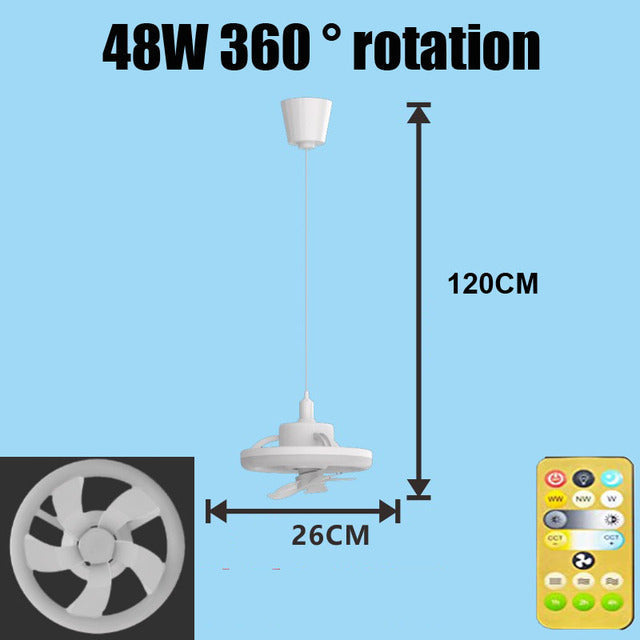 LED Light Ceiling Fan™ - Reindrehen und fertig!