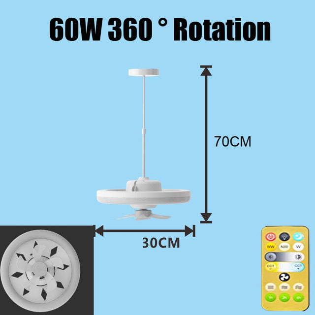 LED Light Ceiling Fan™ - Reindrehen und fertig!