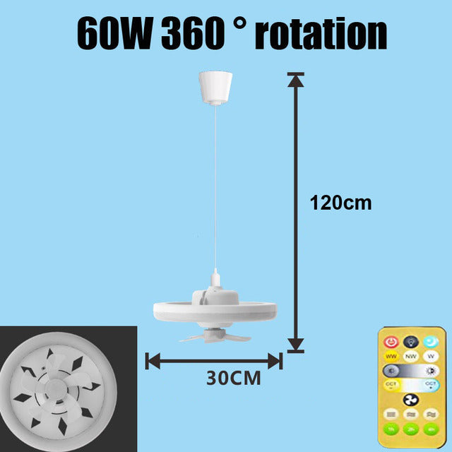 LED Light Ceiling Fan™ - Reindrehen und fertig!